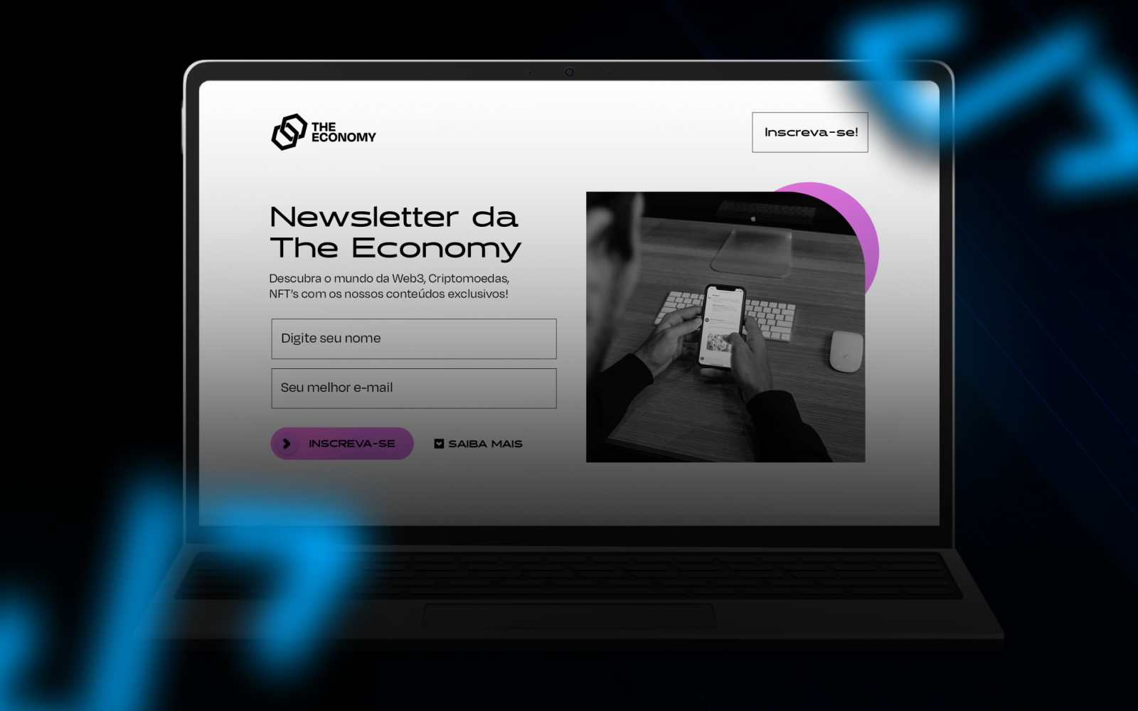The Economy Newsletter Landing Page Cover